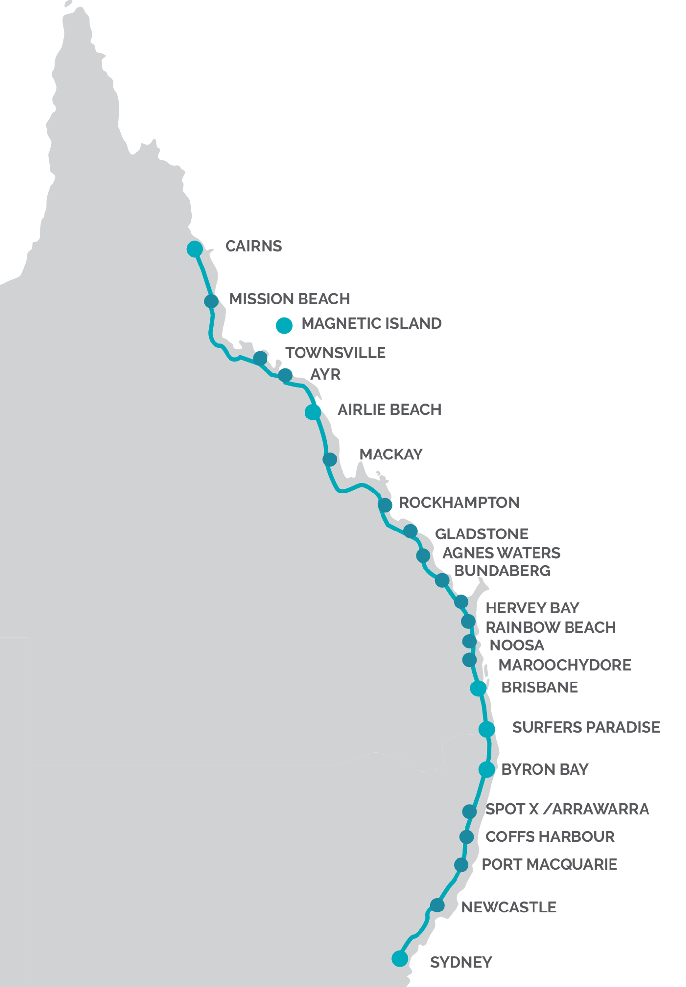 Australia-Travel-Pass-Map-East-Coast-Australia-Bus-Passes
